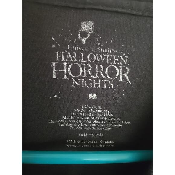 Halloween Horror Nights Shirt Mens Medium Graphic Universal Studios 2022 Black - Picture 3 of 4